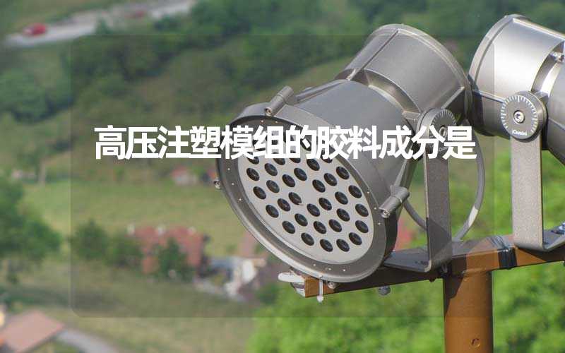 高压注塑模组的胶料成分是 